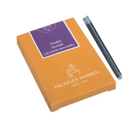Jacques Herbin Essential Violet Boreal Αμπούλες μελάνι πένας