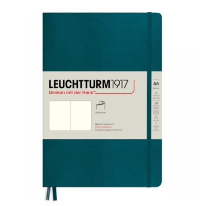Leuchtturm1917 Notebook Softcover A5 Pacific Green Plain