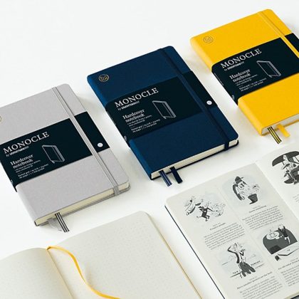 Monocle by Leuchtturm1917 Notebook Hardcover A6 Dotted Mandarin