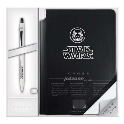 Cross Set Star Wars Storm Trooper Ballpoint w Notebook