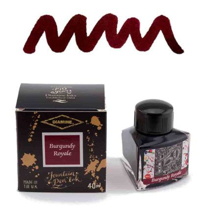 Diamine 40ml 150th Anniversary Burgundy Royale Μελάνι πένας