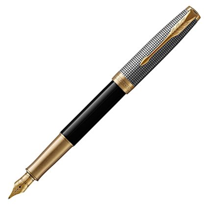Πένα Parker Sonnet SE Chiselled Silver & Black GT