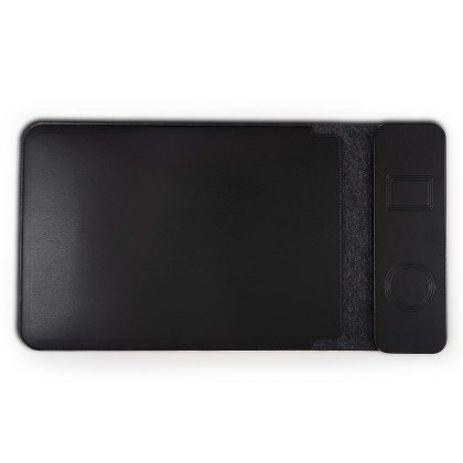 Pininfarina NotePro Black Laptop Sleeve w Wireless Charging