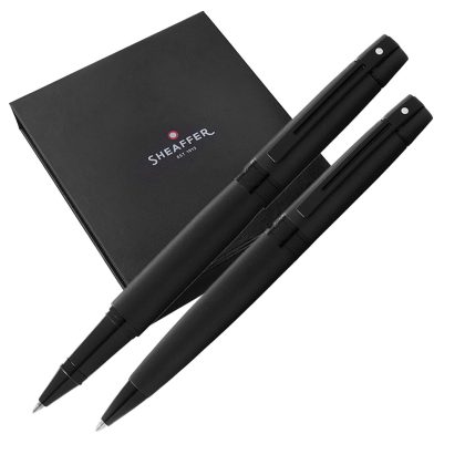 Sheaffer 300 Matt Black BT set Rollerball x Ballpoint pen